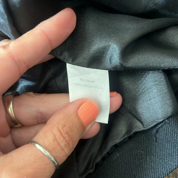 Pendleton 100% Virgin Wool Petite Size Small Black One Button Blazer - Picture 11 of 11